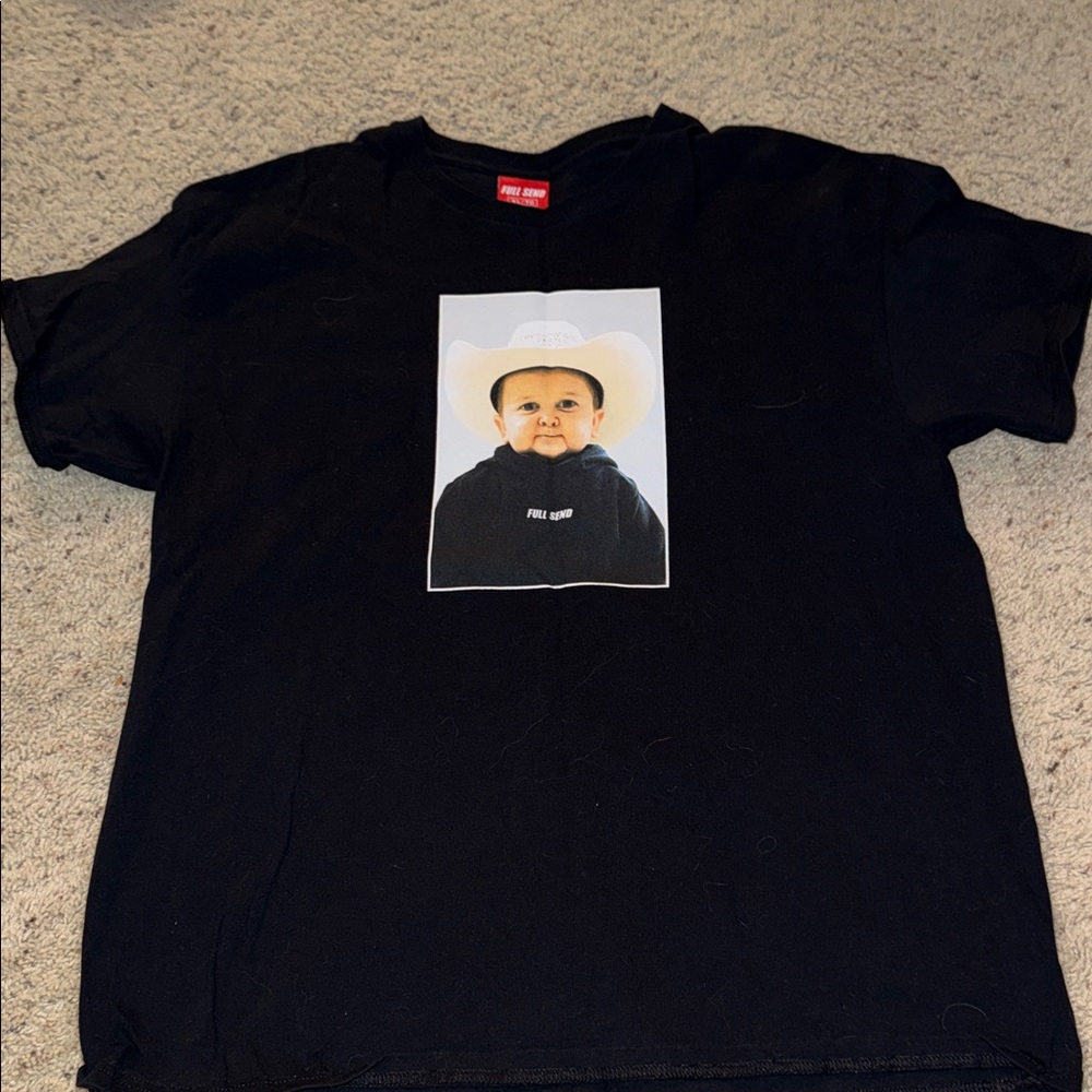 Hasbula Full Send - Black Graphic T-Shirt